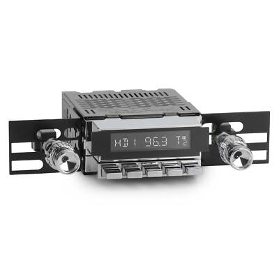 1965-67 Dodge Coronet Redondo RS Radio RetroSound AUX AM FM Chrome
