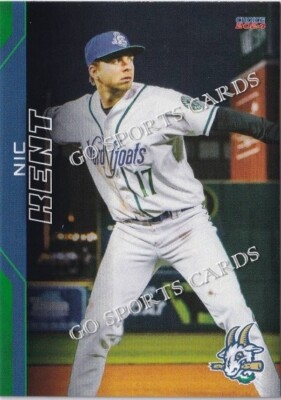 2024 Hartford Yard Goats Nic Kent RC Rookie Card Rockies Minor League ...