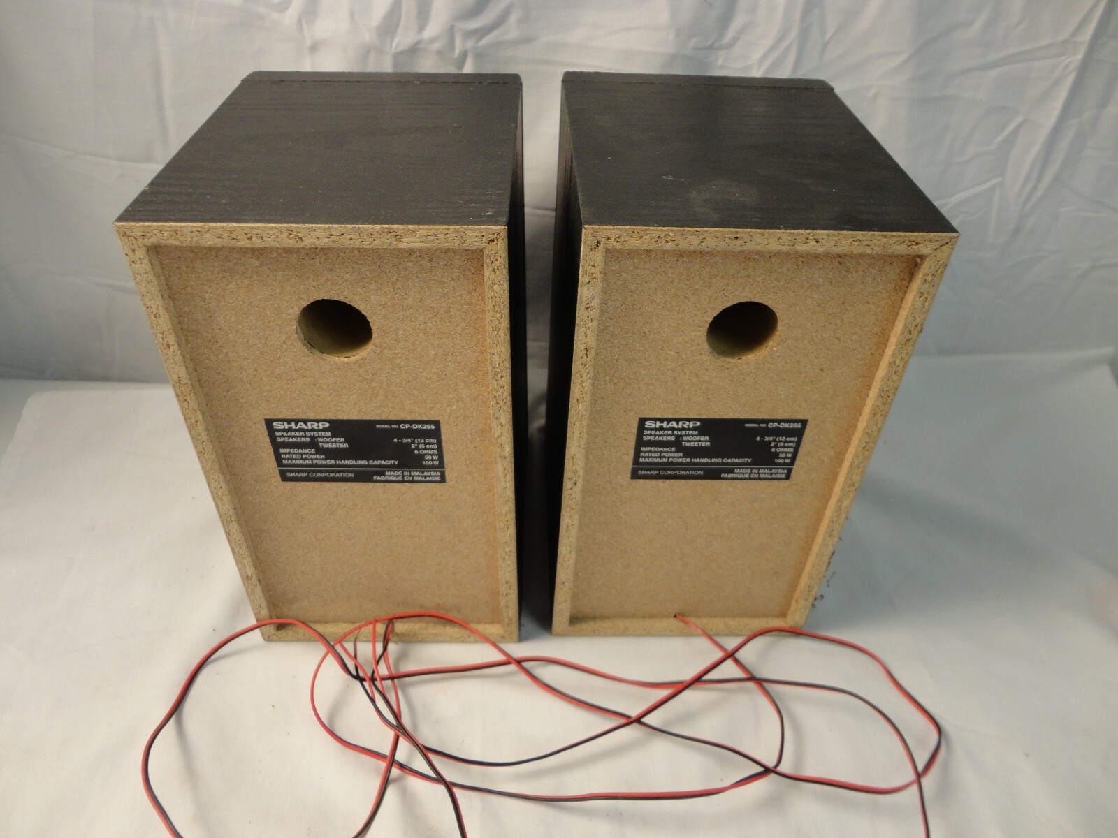 sharp speaker system woofer tweeter