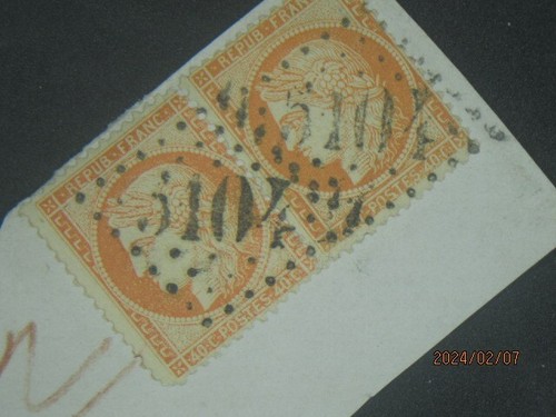 1862-71 "France Office in China" 5104-Shanghai cancel/cxl (Germany/us/Sc#Japan) - Picture 7 of 8