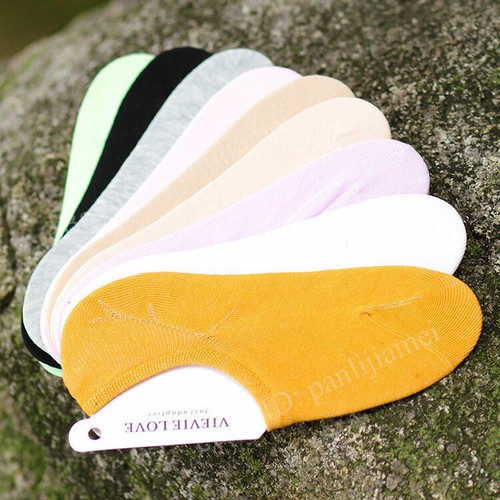 10 Pair Women Loafer Boat Invisible No Show Nonslip Liner Low Cut Cotton Socks Q - Picture 5 of 15