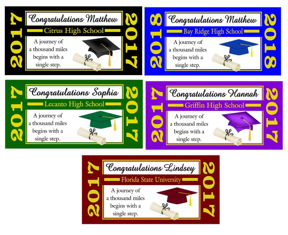 50 RÓTULOS DE GARRAFA DE ÁGUA DE GRADUAÇÃO PARA FAVORES DE FESTA - Classe brilhante de 2025 - Imagem 2 de 4