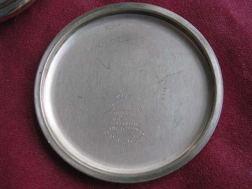 Hamilton 992 21j 16s Railroad Pocket Watch, YGF Model 8 Bar-Over-Crown Case - Picture 8 of 9