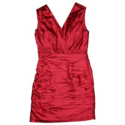 Unique Abend Cocktail Party Brautjungfern mini Pencil Kleid kurz 40 M Pink NEU