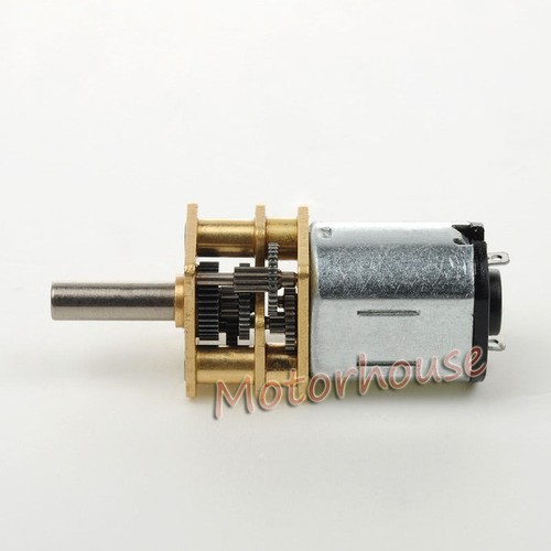 DC 3V 80RPM N10 Mini Caja de cambios metálica completa Motor de engranajes Baja Velocidad Hágalo usted mismo Robot Coche Inteligente - Imagen 3 de 5