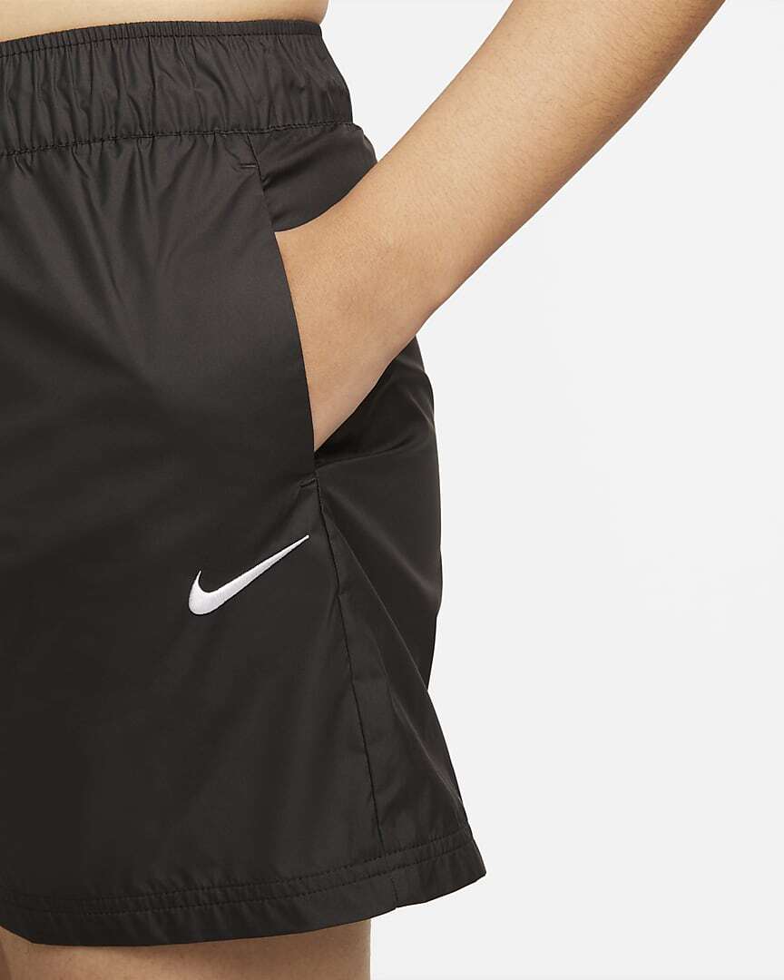 ★Nike★ Sportswear Essentials Repel Mid-Rise Shorts W Black NWT Nike Women's Sportswear Essential Repel Mid Rise Shorts
