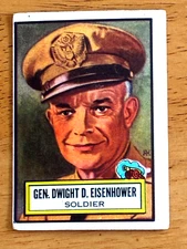 1952 Topps Look N See. # 41 Gen. Dwight D. Eisenhower