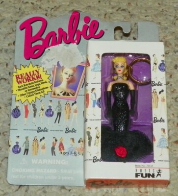 Basic Fun - Barbie Posible Keychain - 1995. ''Solo in the Spotlight'' 