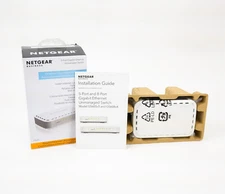 Netgear GS605 5-Port Gigabit Ethernet Switch – New, Open Box
