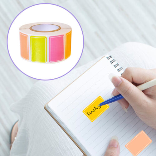 500PCS Colored Labels Stickers Moving Box Labels Adhesive Solid Colors Tags - Picture 11 of 12