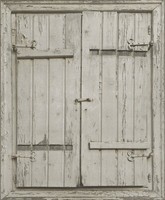 Rasch Tapete 525007 Vlies Motiv Fensterladen Grau-Taupe Fotorealistisch Vintage