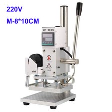 Manual Digital Label Stamp Machine for PVC Card leather paper thermo-embossor