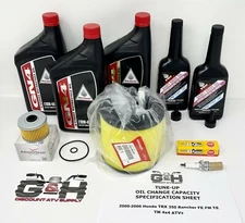 Complete Tune-up Oil Change Maintenance Kit 2000-2006 Honda TRX 350 Rancher 4x4