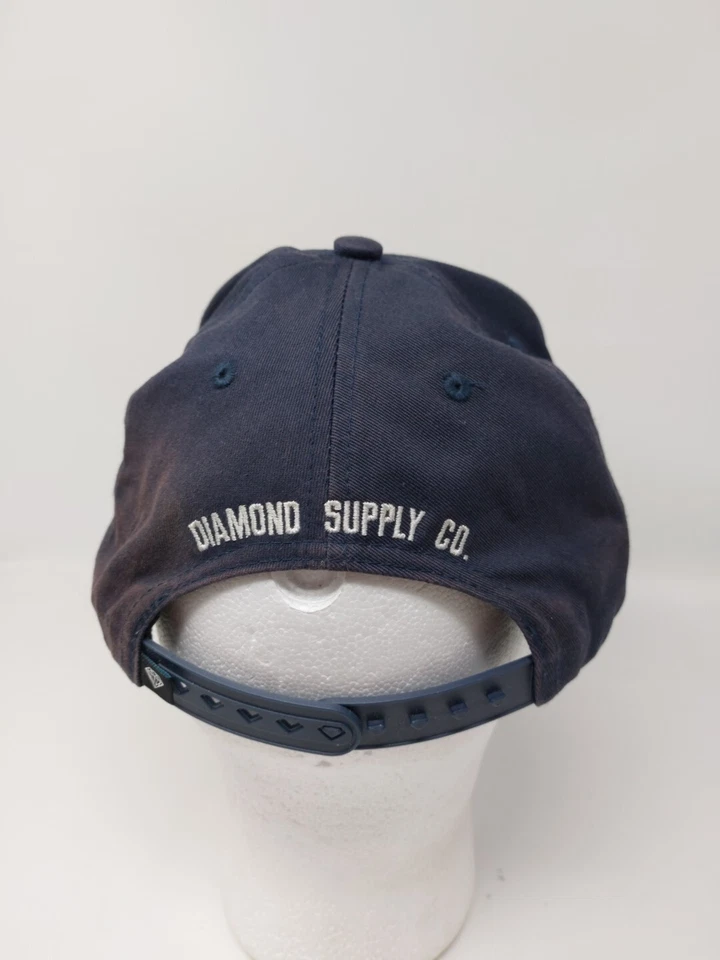 Gorra ajustable Diamond Supply descolorida con cierre a presión Foto 4 de 4
