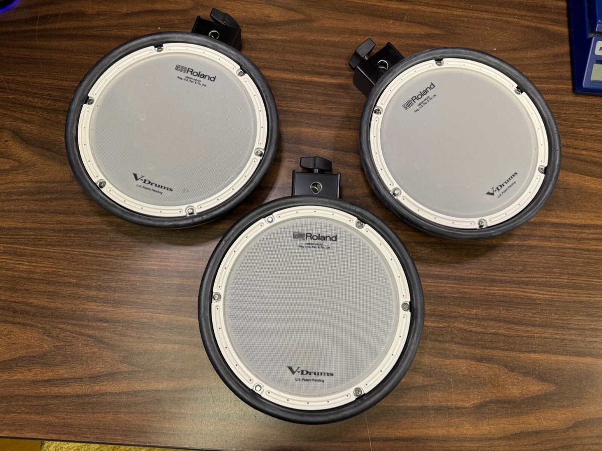 PDX-8 V-Pad 3個セット Roland PDX-8 Dual Trigger Mesh Head V-Drum Pad 3 Pack