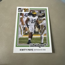 2021 Panini Chronicles Draft Picks Football Kwity Paye Rookie #30 Colts
