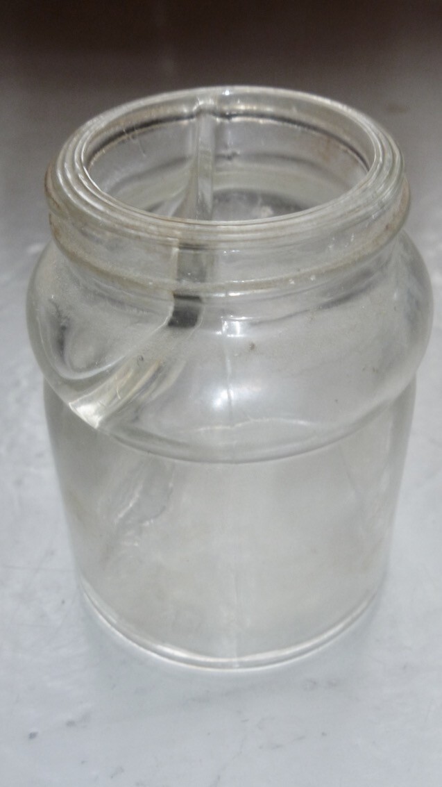 Vintage Sheaffer glass ink bottle well pat 1759866 clear eBay