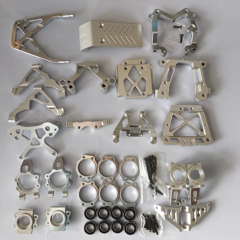 Alloy CNC Wheel Hub Carrier + Bulk Head + Shock Tower for HPI Baja 5b 5t 5sc - Image 3 of 3