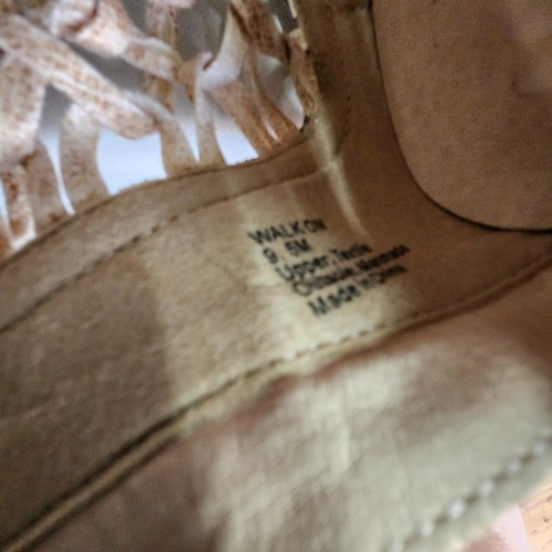 Coconuts By Matisse Walk On Ankle Bootie Womens 9.5 Beige Laser Cut Weave Zip - Picture 9 of 10