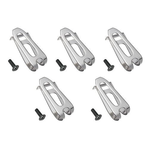 5PACK Stainless Steel Belt Clip Hook For Makita BTD141 BTD141Z Drill Driver - Picture 3 of 11