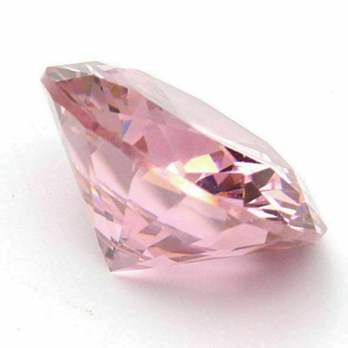 Zaffiro tondo ovale 14 mm taglio rosa non riscaldato pietra preziosa sciolta decorazione zirconi - Foto 5 di 6