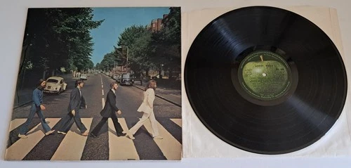 The Beatles - Abbey Road 1973 Apple Records Reissue LP - Made In France