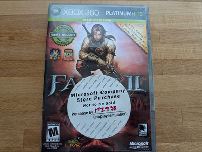 Fable II -- Platinum Hits (Xbox 360, 2009) New Factory Sealed