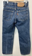 Vintage Orange Tab Levi  s Kids Sz 8m Denim Jeans