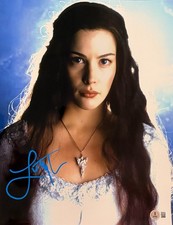 Liv Tyler Signed 11x14 Metallic Photo Lord of the Rings Arwen Beckett Witness