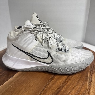 Nike Kyrie Flytrap 4 White Metallic Silver Shoes Sneaker Men s Size 9