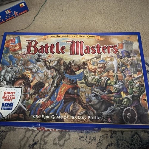 Milton Bradley Battle Masters Board Game 1992 Vintage Edition