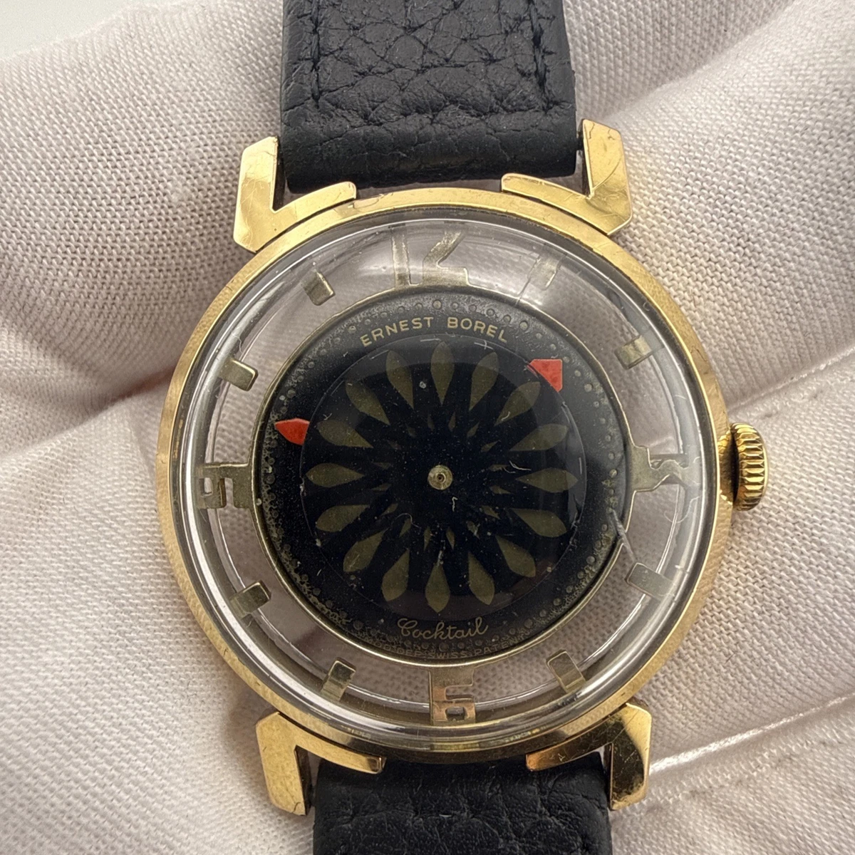 Gold Plated Case Mechanical ( Ernest Borel Manual  display picture 3