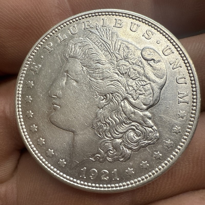 1921 Morgan Silver Dollar Denver coin