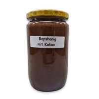Raps-Honig Mit Kakao 1000G Xxl Glas 100% NatüRlicher Cremiger Bienenhonig