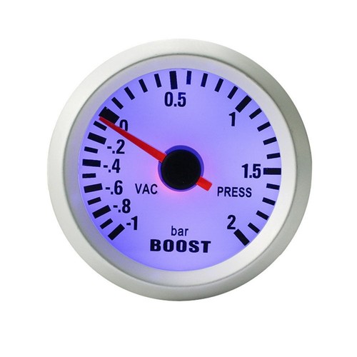 Automotive Dashboard Car Turbo Gauge Blue Backlight Display Boost Pressure Gauge - Picture 7 of 9