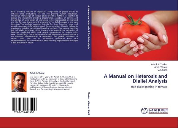A Manual On Heterosis And Diallel Analysis Ashok K. Thakur-image