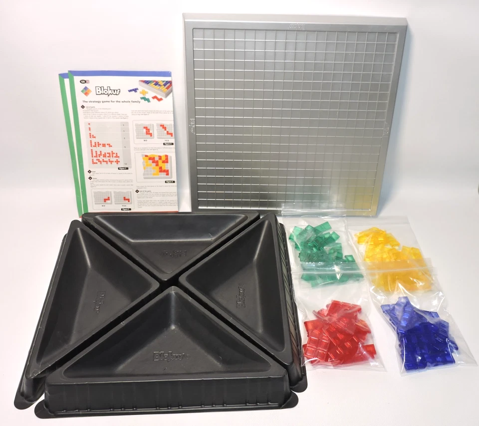 BLOKUS Strategy Board Game 12" x 12" XL 100% COMPLETE All Pieces CIB w/ Box Wear - Image 2 of 4
