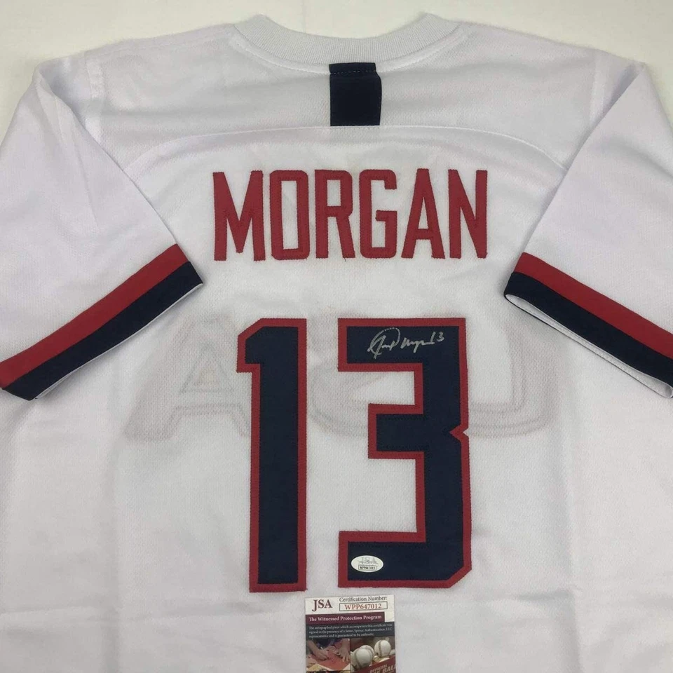 Camiseta Autografiada/Firmada Alex Morgan Blanco Equipo de Fútbol Copa Mundial de Estados Unidos Certificado de Autenticidad JSA Foto 2 de 4