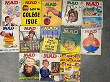 MAD Magazine  Lot Of 13 Vintage Issues From The 1960 -1970s Lot