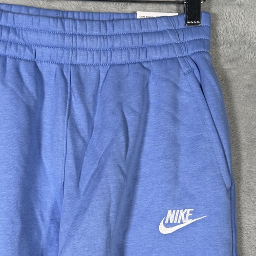 Nike Sweatpants Big Kids M Blue Standard Fit FD3008-450 Swoosh Logo Athletic - Picture 2 of 10