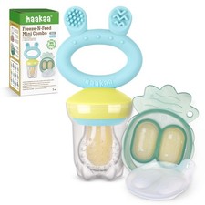 Baby Fruit Food Feeder Mini Freezer Nibble Tray Combo, Breastmilk Popsicle ...