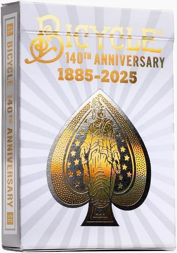 Juego de Tarjetas Bicicleta 140 Aniversario Edición Limitada con Misteriosa Moneda de Coleccionista Foto 3 de 4