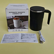 380ML Coffee Cups Electric Automatic Stirring Mug Rechargeable 304 Stainless Ste