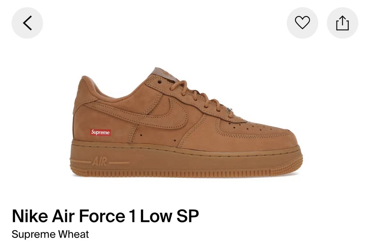 Nike Air Force 1 Low SP x Supreme Wheat 2021 - DN1555-200 for Sale
