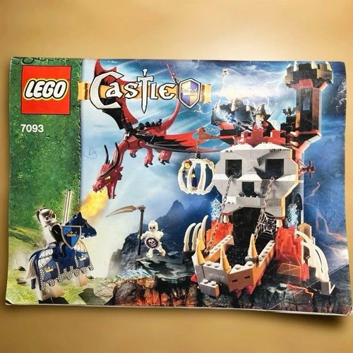 LEGO Castle Fantasy Era Skeleton Tower 7093 In 2007 Used Retired W/Manual