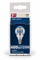 Paulmann 283.16 LED Tropfen E14 4W 400Lm 2700K Klar Warmweiß 230V