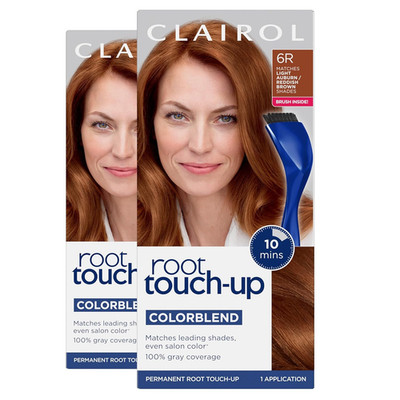 Clairol Root Touch-Up by Nice'N Easy Permanent Hair Dye, 6R Light Auburn/Reddish
