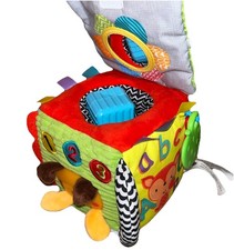 VTech Soft and Smart Sensory Cube Multicolor Numbers Letters Sound 3 Shapes