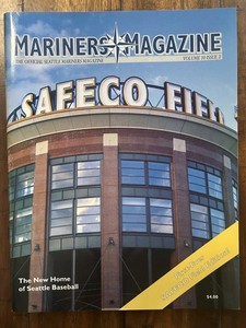 Seattle Mariners Magazine 1st edition Safeco Field Inaugural Season Game Program