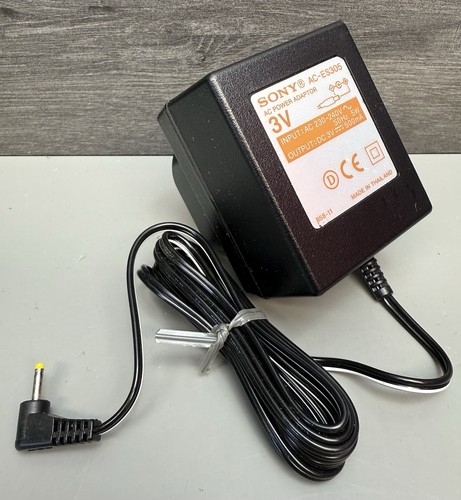 Sony AC-ES305 Netzteil AC Adapter 3V 500mA UK Wandstecker MiniDisc Discman